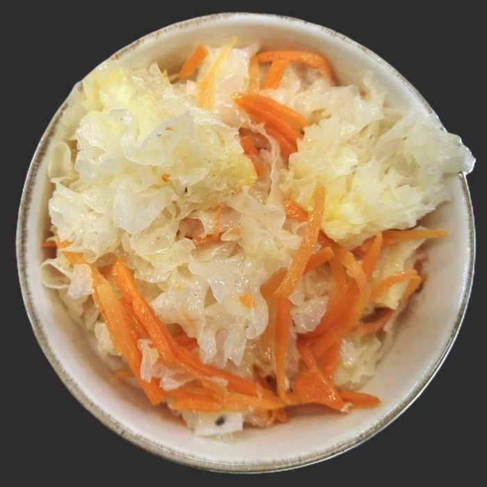 Салат из древесных грибов и моркови 100гр.