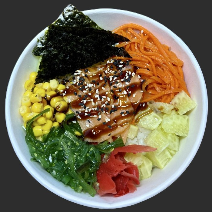 Поке с лососем