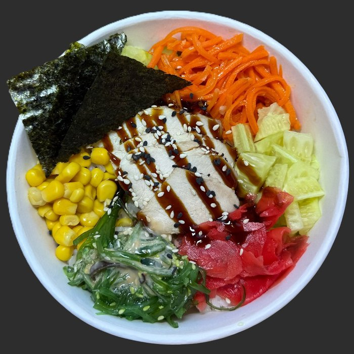 Поке с курицей