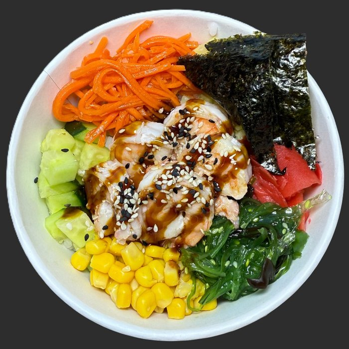 Поке с креветками